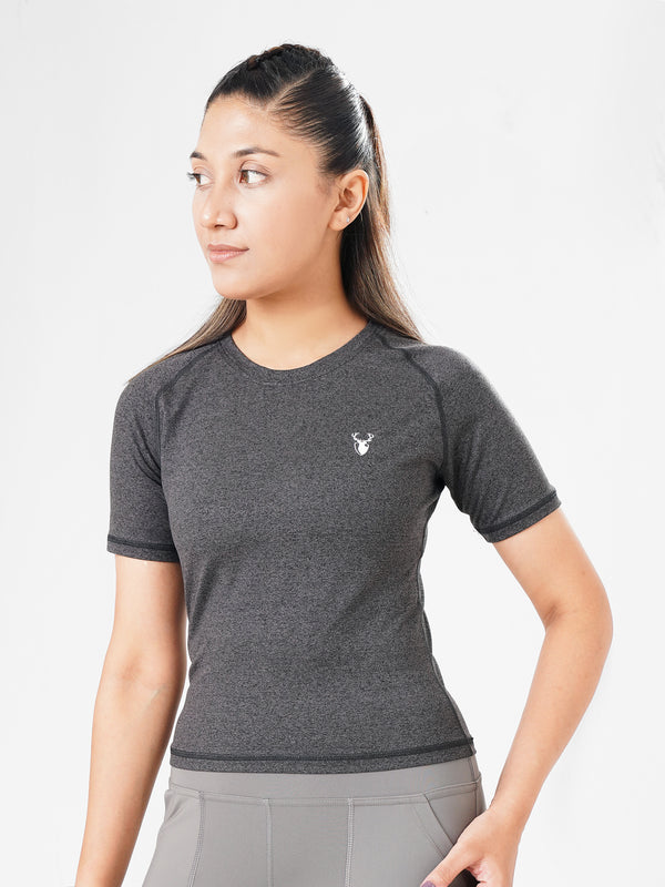 Leera Training Tee in Grey